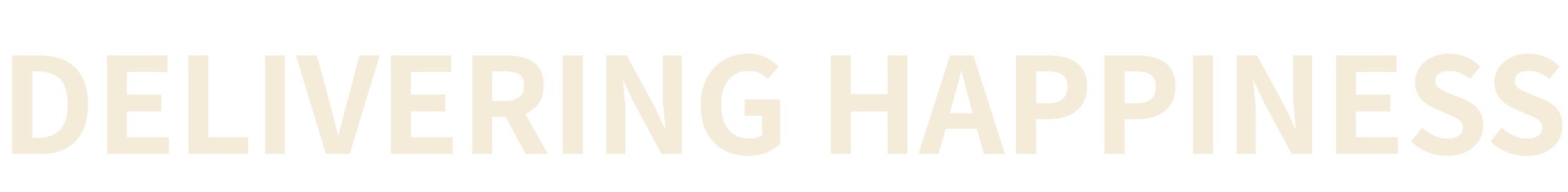 Delivering happiness